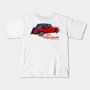 1949 Willys Jeepster Convertible Kids T-Shirt